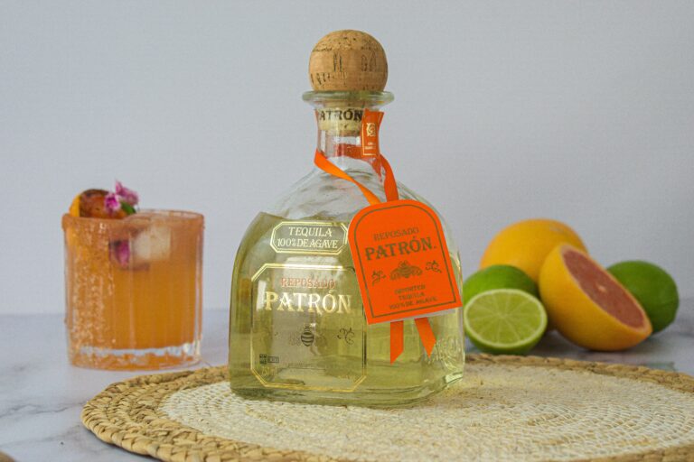 Paloma Cocktail and Patron Tequila