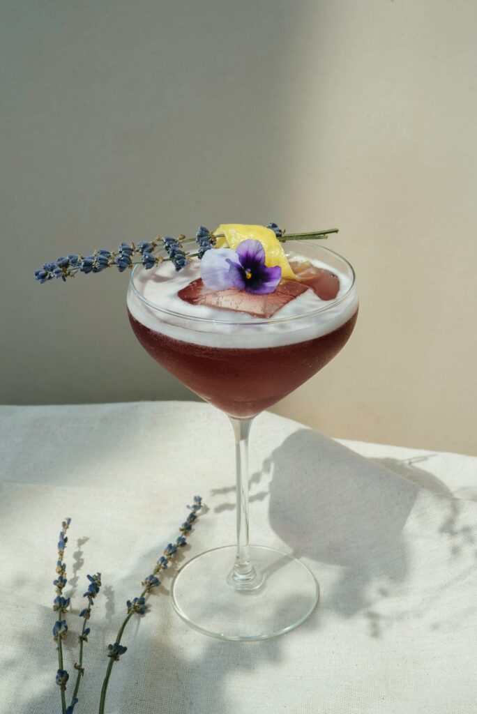 Lavender Lemon Gin Sour