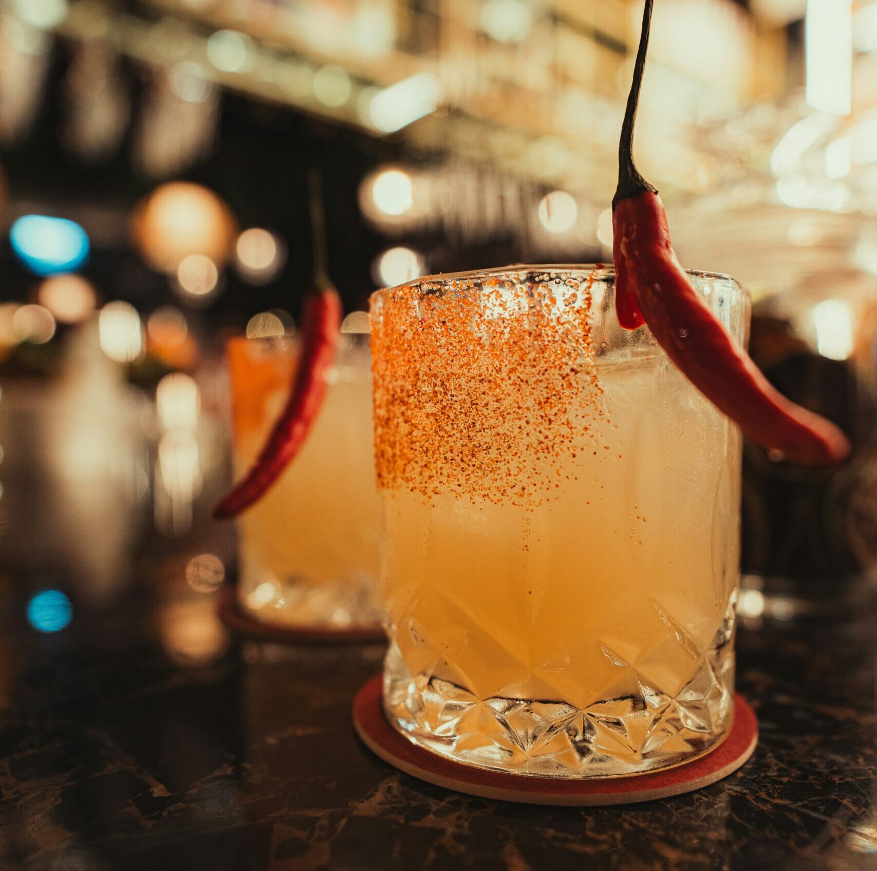 Spicy Mango Mezcal Margarita