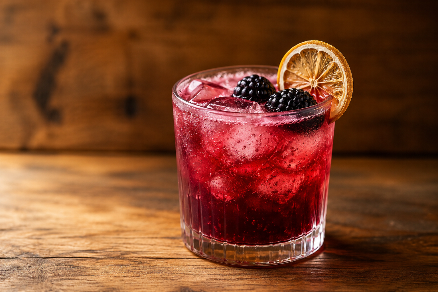 Crimson Hibiscus Fizz Mocktail